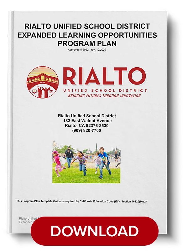 RUSD Expanded Learning Opportunities Program Plan Booklet