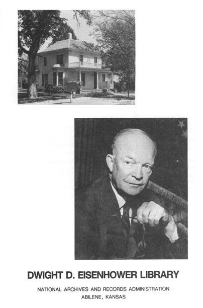 Cover page from Eisenhower Library 