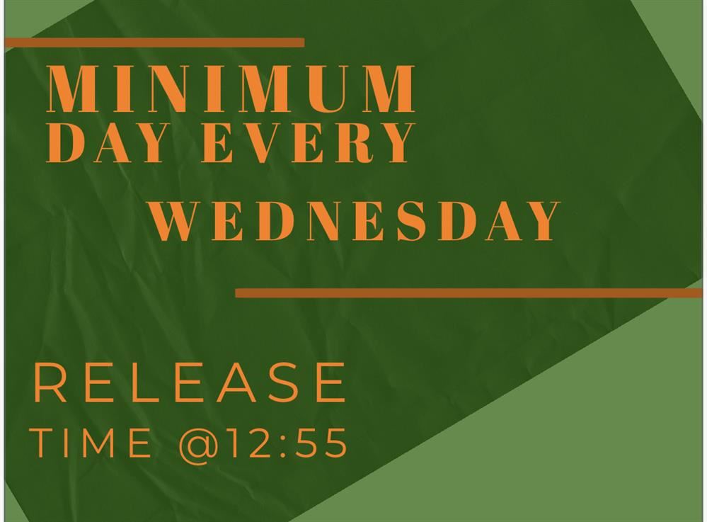 Minimum Day Wednesday