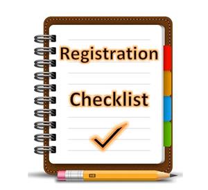 Registration Checklist clipart 