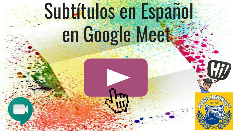 Subtítulos en Español  en Google Meet