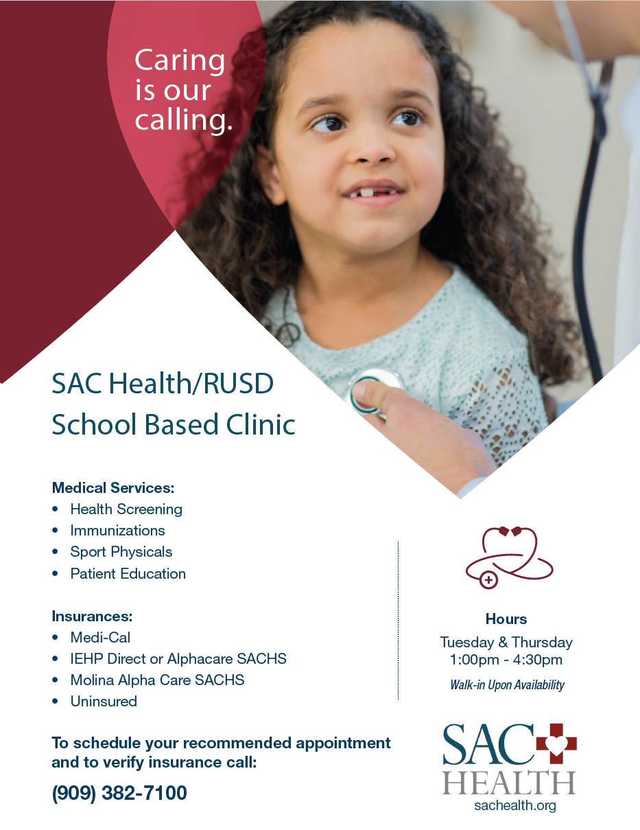 SAC Health/RUSD School Based Clinic