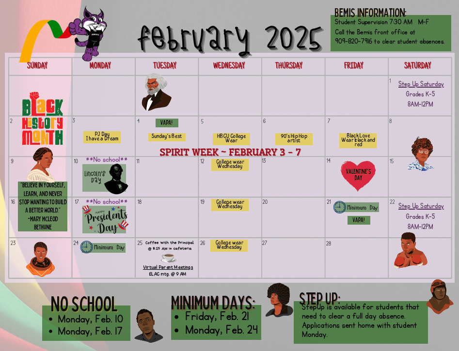  February Family Calendar