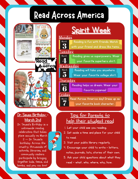  Read Across American Spirit Week