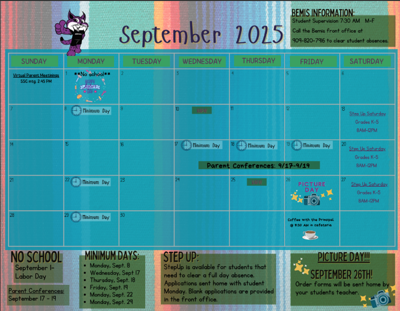  September Family Calendar