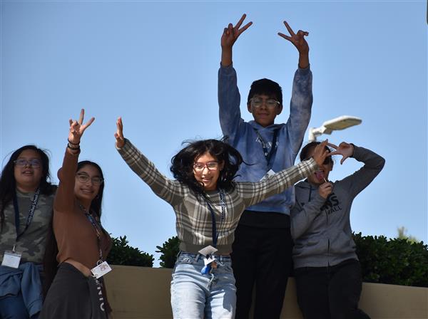 RUSD middle school students visiting San Bernardino Valley College